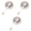 3Ensembles Crème De Cachet Argentée Durable Pour Scrapbooking DIY 1