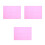 3Pcs Pink Oral Bibs Waterproof Paper with Polyethylene Backing 5