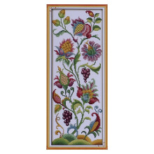 DIY Handmade Needlework Stitch Set Embroidery Kit 14CT Beautiful Flowers Pattern -Stitching 19*47cm Home Decoration