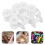 30Pcs White Plastic Ribbon Spool Holders for Sewing Embroidery Threads 10