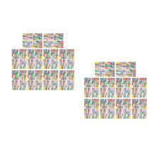 20Pièces Stickers Adhésifs Multicolores Pour Étiquettes De Bouteilles