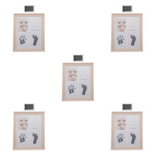 5Ensembles Kit Empreintes Bébé Rose DIY Photo Mains
