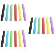 18Pièces Bracelets Slap Souples Couleurs Vives Décoration Enfants