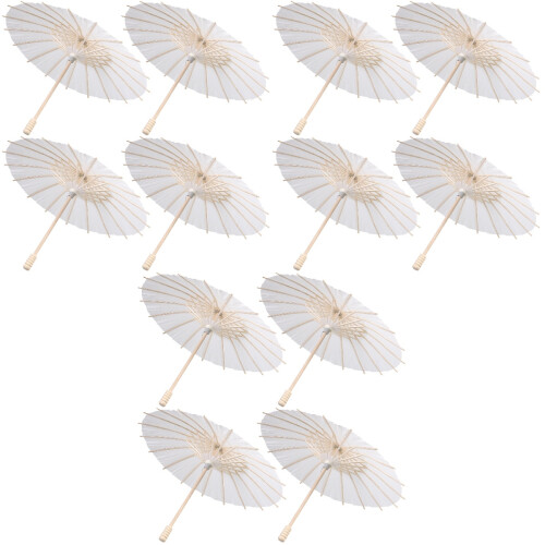 12Pièces Parasols En Pour Cérémonies Et DIY
