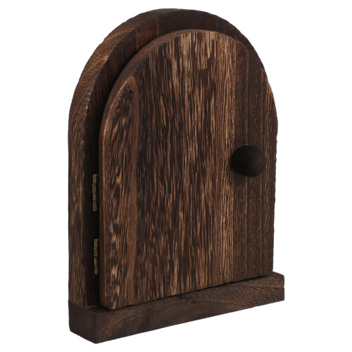 4Pcs Solid Wood Outlet Covers Dark Brown Switch Protection Wall Plates 1