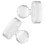 8Pièces Muller Transparent Pour Peinture Outils 3
