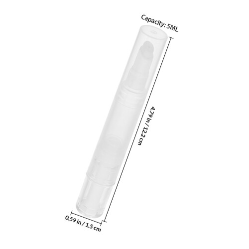 12Pièces Twist Transparent Ongles Et Gloss 2