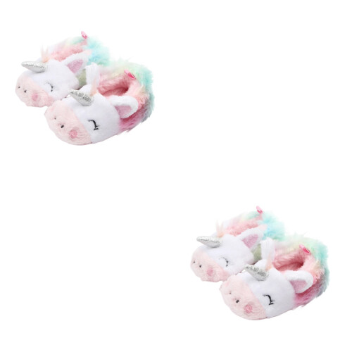 2Pièces Chaussures Bébé Hiver Coton Multicolores Confortables