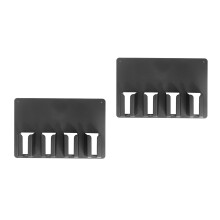 2Pièces Étagère Mural Noire Pour Tondeuse, Résiste , Coiffeur
