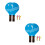 2Ensembles Raquettes De Badminton En Bois Compactes Durables 1