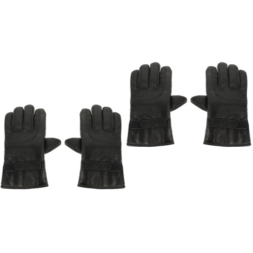 2Paires Chauffants Électriques Noir Ajustables Tactiles 2