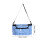 3Pcs Durable Baby Stroller Organizer Caddy Blue Polyester Travel Pouch 10