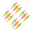 12Pièces Clarinettes Plastique Multicolores Mini Jouets Sûrs 1