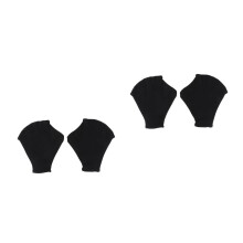 2Paires Doigts Natation Noir Améliore Propulsion