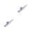2Pièces Kazoo Métal Argent Ukulélé Aluminium 3