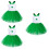 3Pièces Jupe Tulle Party Douce Multi Couleurs Décor Unique 1
