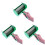 3Pièces Rouleaux Décoratifs Vert Motifs 1