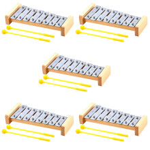5Ensembles Jouet Educatif Bois Piano Percussion Coloré Pour Enfants