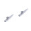 2Pièces Kazoo Métal Argent Ukulélé Aluminium 7