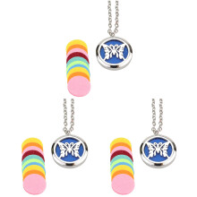 3Pièces Pendentif Aromathérapie Couleur Variée Matériau Premium