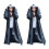 2Pièces Impermeables Ponchos Adulte Noir Portable 1