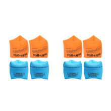 4Paires Brassards Natation Gonflables PVC Assortis Anneaux Flottants