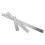 3Sets Cork-Backed Metal Drawing Ruler Set for School and Office Use 2