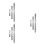 3Sets Cork-Backed Metal Drawing Ruler Set for School and Office Use 4
