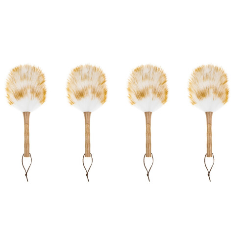 4Pièces Brosse Blanche Bois Nettoyage Clavier Instrument Performance