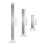 3Sets Cork-Backed Metal Drawing Ruler Set for School and Office Use 11
