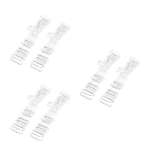 36Pairs Clear Bra Straps Adjustable Transparent Invisible Replacement 1
