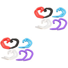 20Paires Clips De Suspension Masque Souples Multicolores Confortables
