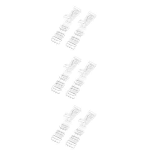 36Pairs Clear Bra Straps Adjustable Transparent Invisible Replacement 2