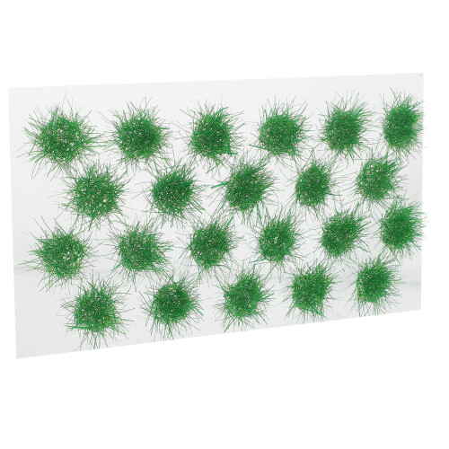 2Sets Small Plastic Simulated Grass Cluster for Miniature Garden Decor 1