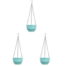 3Pièces Pot Suspendu Mural Panier Auto-Arrosage Décor Plantes