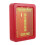 2Pcs Red Outdoor Key Lock Box Wall Mount Fire Safety Storage 2