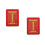 2Pcs Red Outdoor Key Lock Box Wall Mount Fire Safety Storage 5