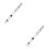 2Pièces Stylos Brosse Rechargeables Plastique Transparent Usage 7