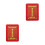 2Pcs Red Outdoor Key Lock Box Wall Mount Fire Safety Storage 8