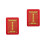 2Pcs Red Outdoor Key Lock Box Wall Mount Fire Safety Storage 9
