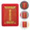 2Pcs Red Outdoor Key Lock Box Wall Mount Fire Safety Storage 10