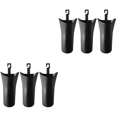 6Pièces Boîtes Rangement Siège Anti- Noir