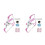 2Sets Manual Pink for Kids Durable Plastic Summer Toy 10