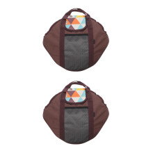 2Pièces Camping Portable Rembourré Durable