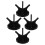 16Pièces Support Boules Noir Multi-Usage Facile À Installer 3