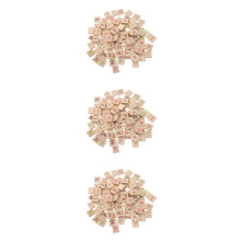 600Pièces Cubes Bois Pour Créations DIY, Décorations Et Jeux Colorés