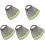 5Pièces Protège-Nuque Casque Gris Mesh Respirant Anti-Uv Durable 1
