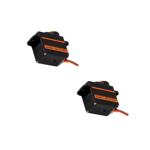 2Pièces Es08ma Servo Digital Mini Robuste Noir Compatible