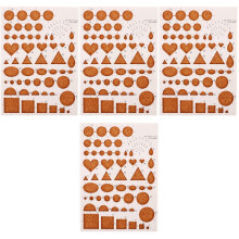 4Pièces Modèles Quilling Précis ABS Multiusage Pour Art Du Papier