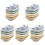 5Sets Bright Plastic Baby Bath Stackable Cups Educational Toddler Toys 4